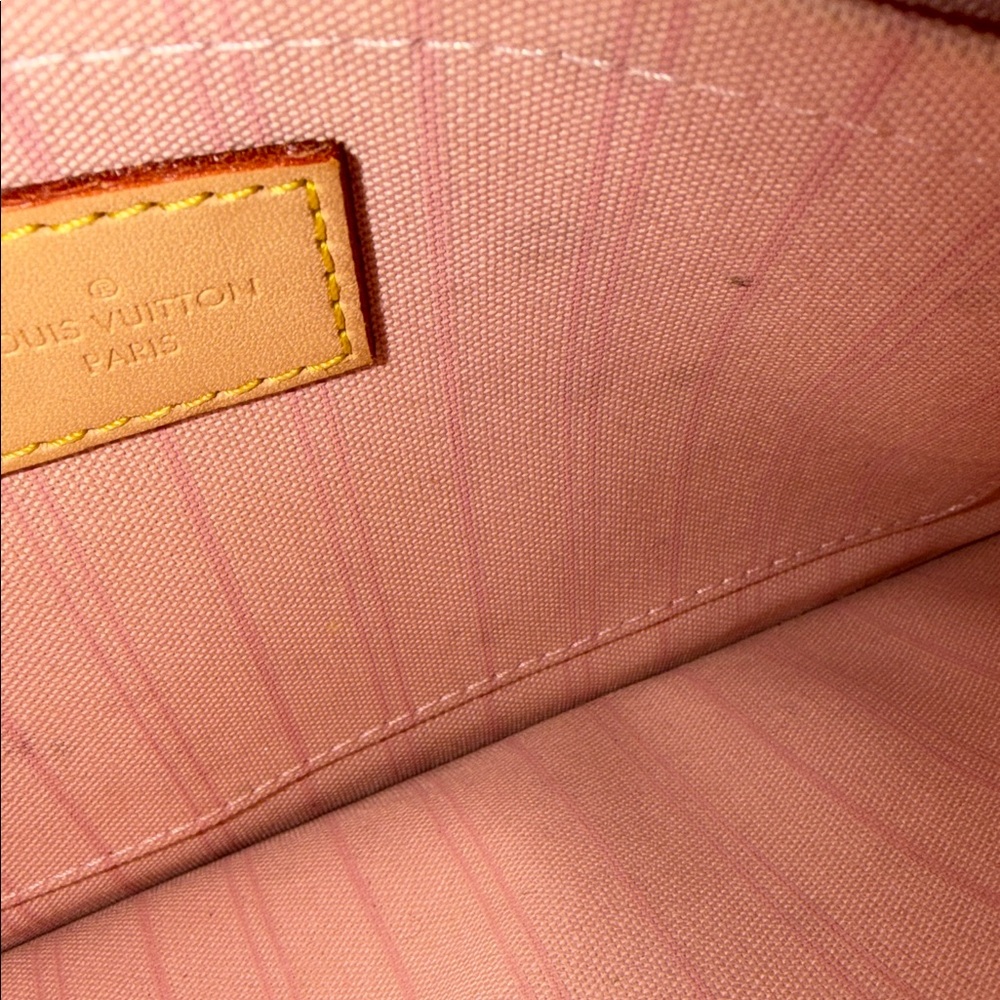 Louis Vuitton Damier Azur Neverfull Pouch - Picture 6 of 8